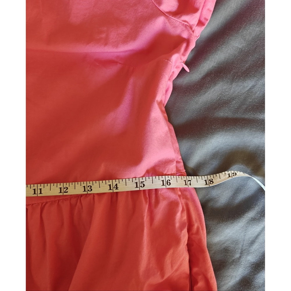 J. Crew Factory Coral Pink Mini Dress - Picture 14 of 16
